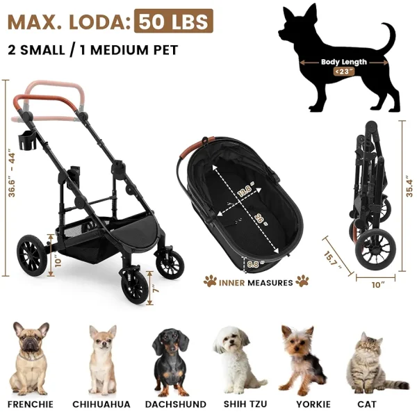 Elite Pet Stroller & Carrier