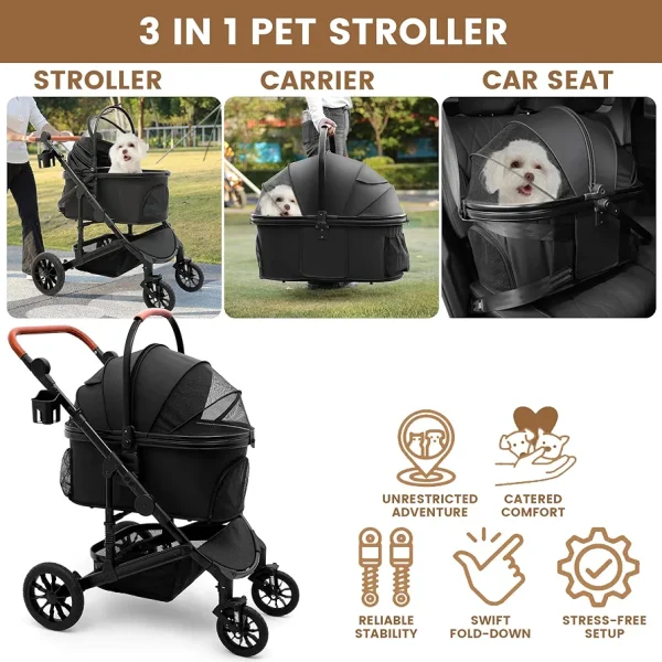Elite Pet Stroller & Carrier
