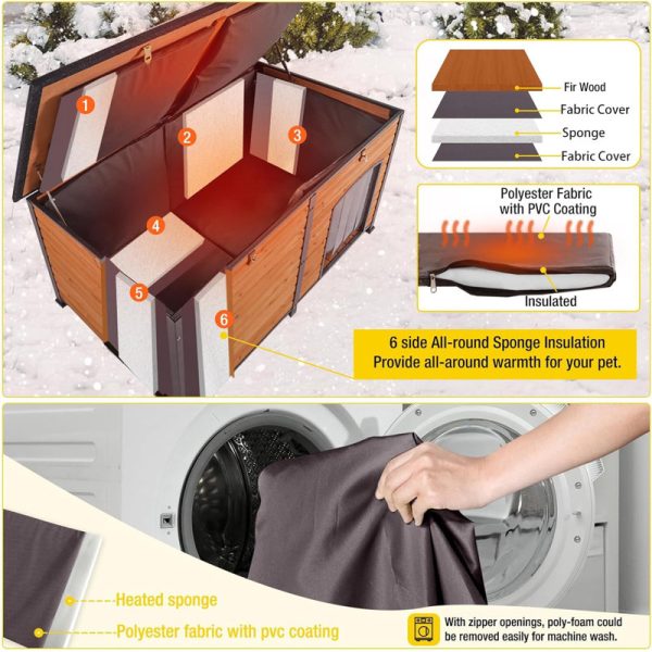 All Season Insulated Dog House 2