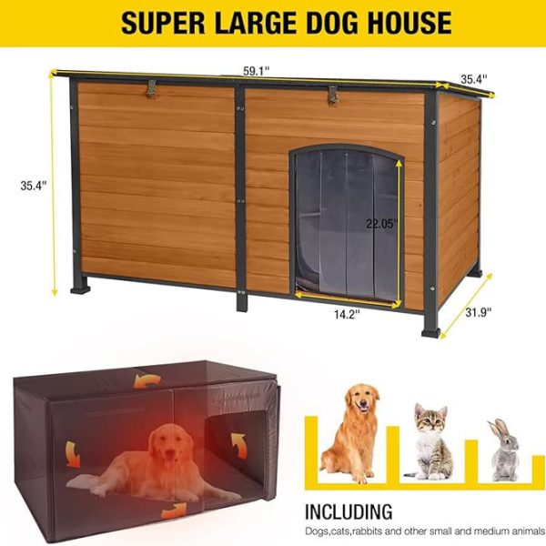 All Season Insulated Dog House 2