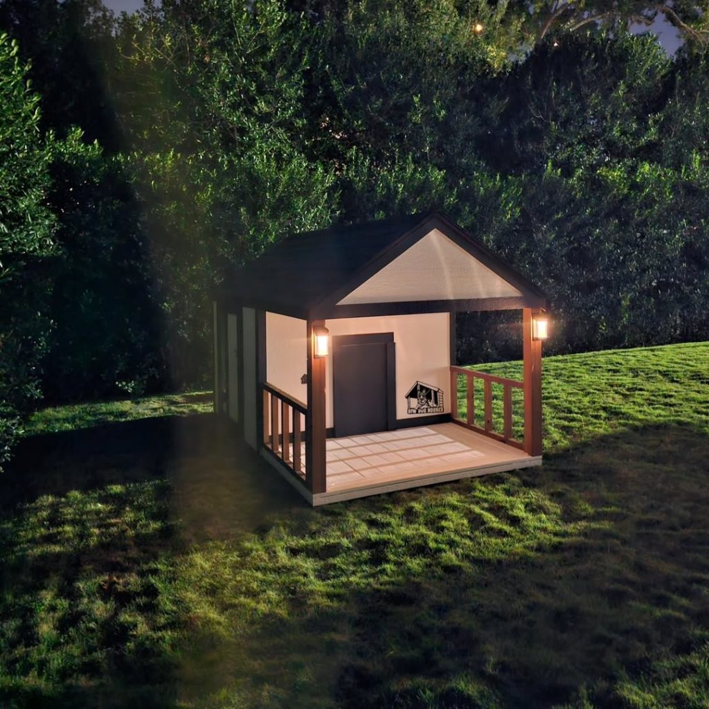 Outdoor insulated dog house