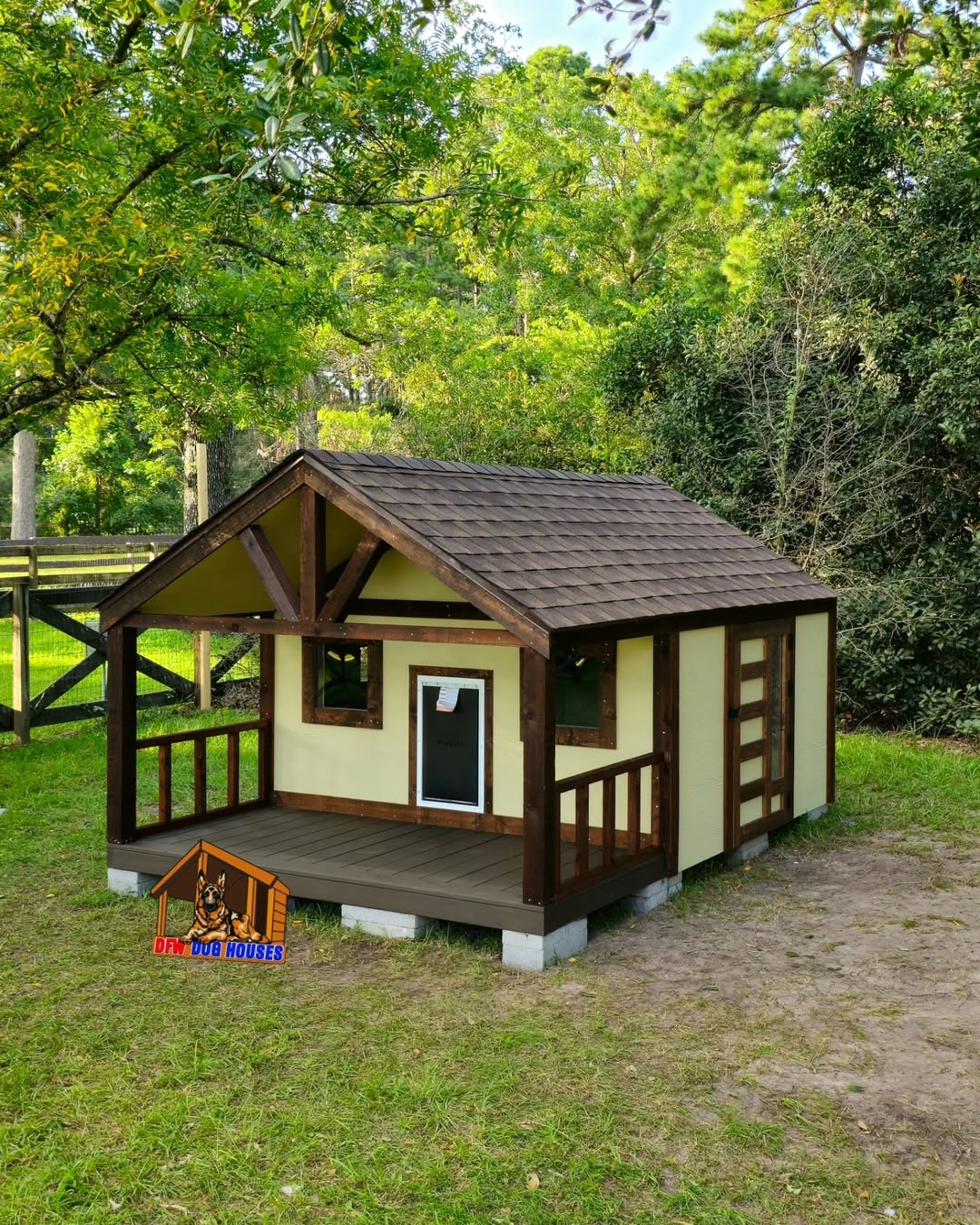 large dog kennel