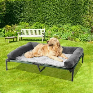 Elevated dog bed