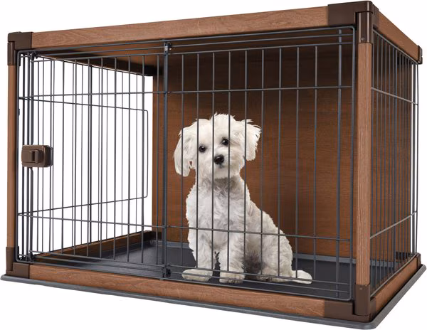 wire dog crates. Good for dog crate training almost any dog